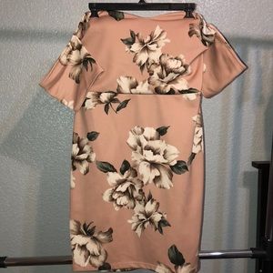 Off The Shoulder Floral Dress!